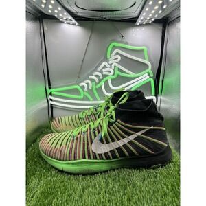 Nike Mens Free Train Force Flyknit 833275-013 Green Running Shoes Sneakers Sz 12